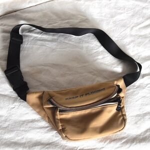 Bershka Tan Fanny Pack Waist Bag Adjustable Strap Belt Bag
